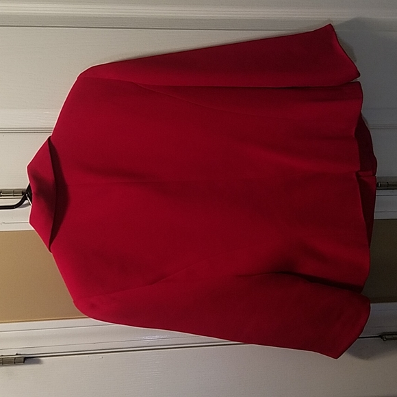 Women Maggy London Red Jacket Size 10 - Picture 3 of 6